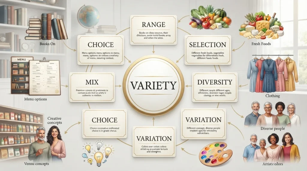 synonyms of variety