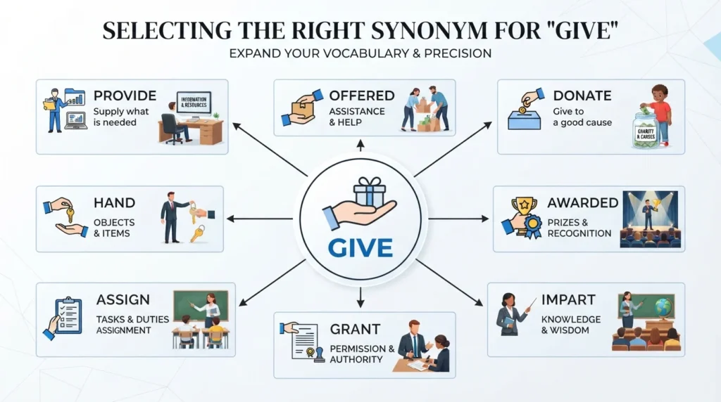 Synonyms for Give