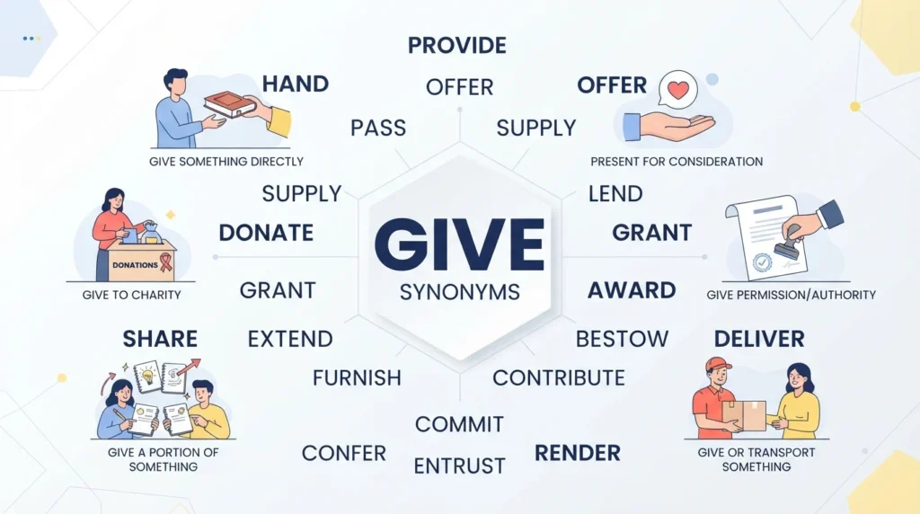 Synonyms for Give