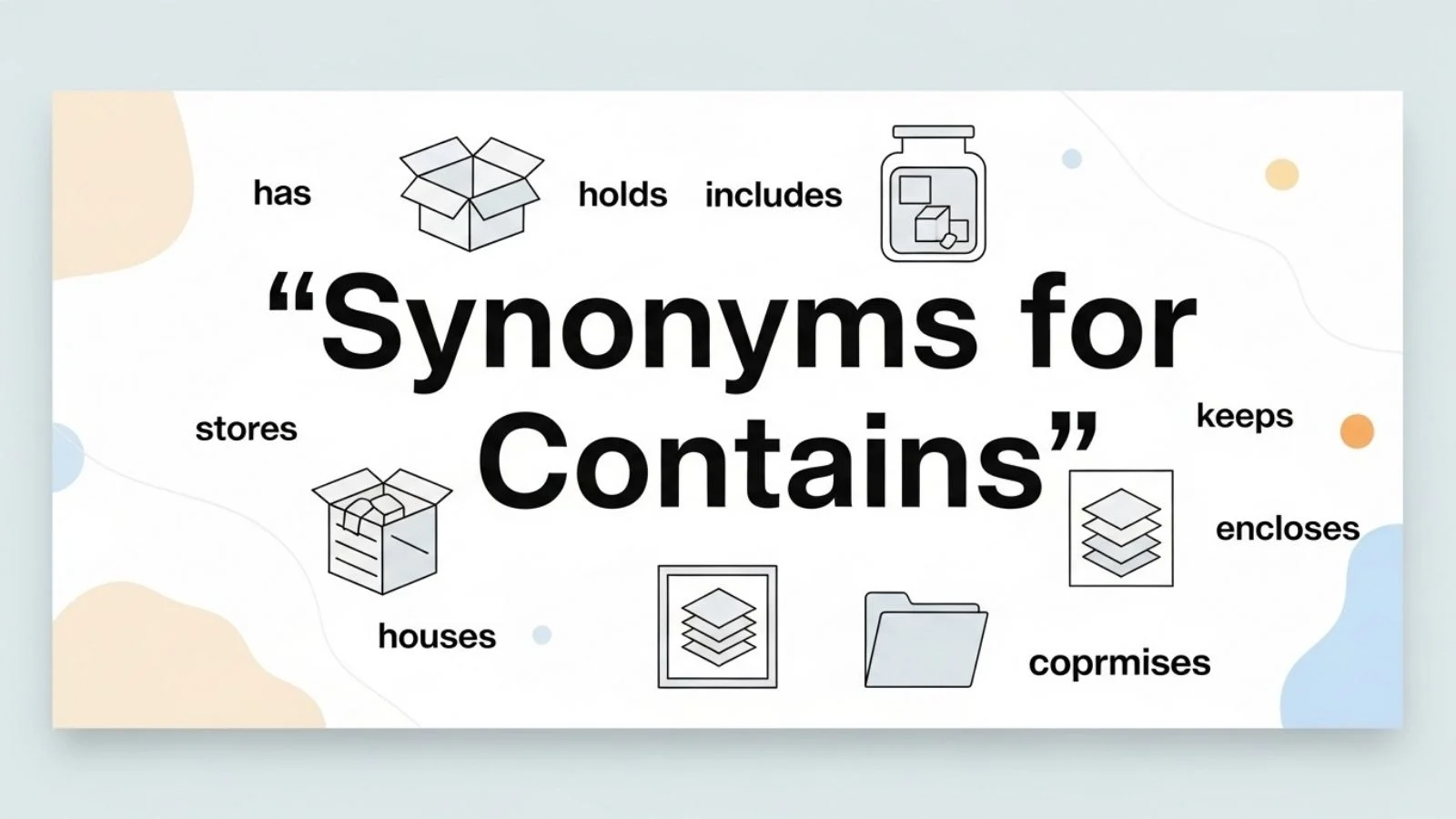 synonyms for contains