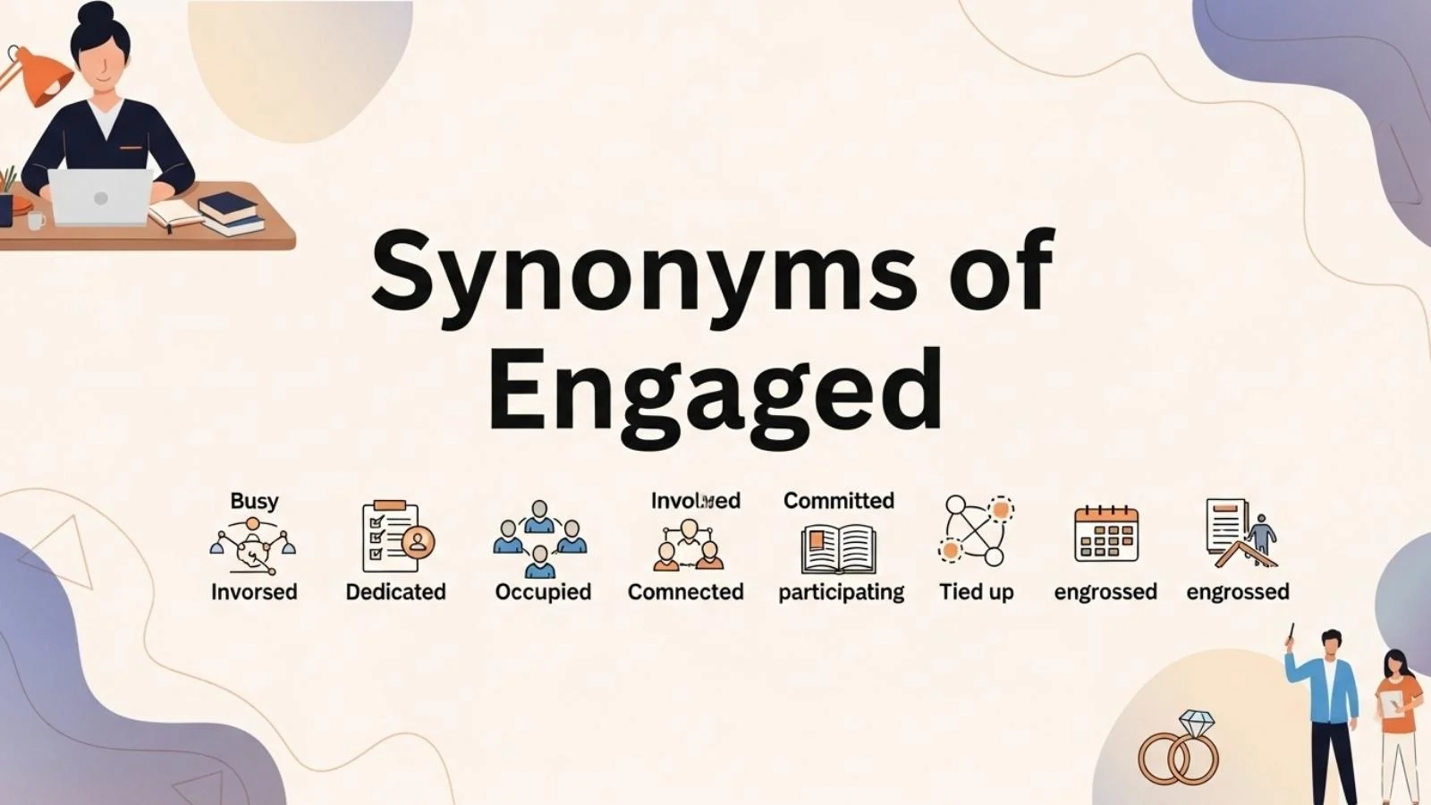 synonyms of engaged