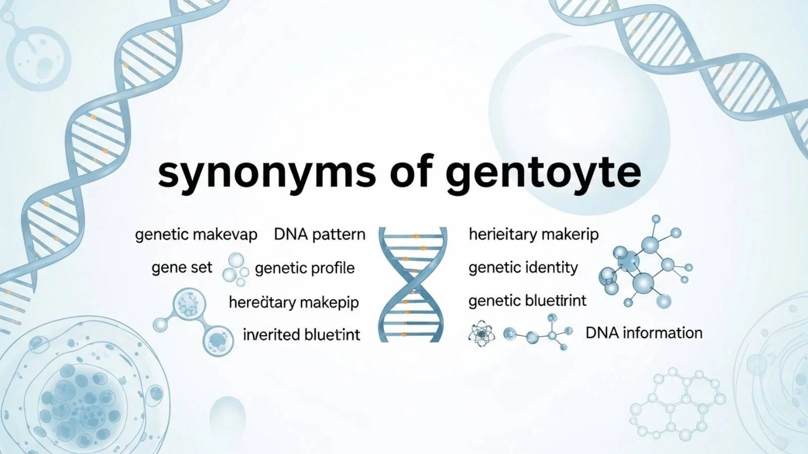 synonyms of genotype