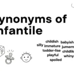 synonyms of infantile