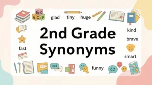 2nd grade synonyms
