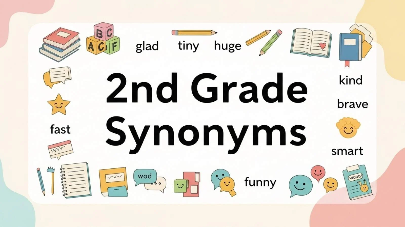 2nd grade synonyms