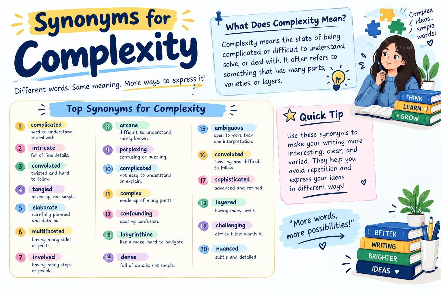 synonyms for complexity