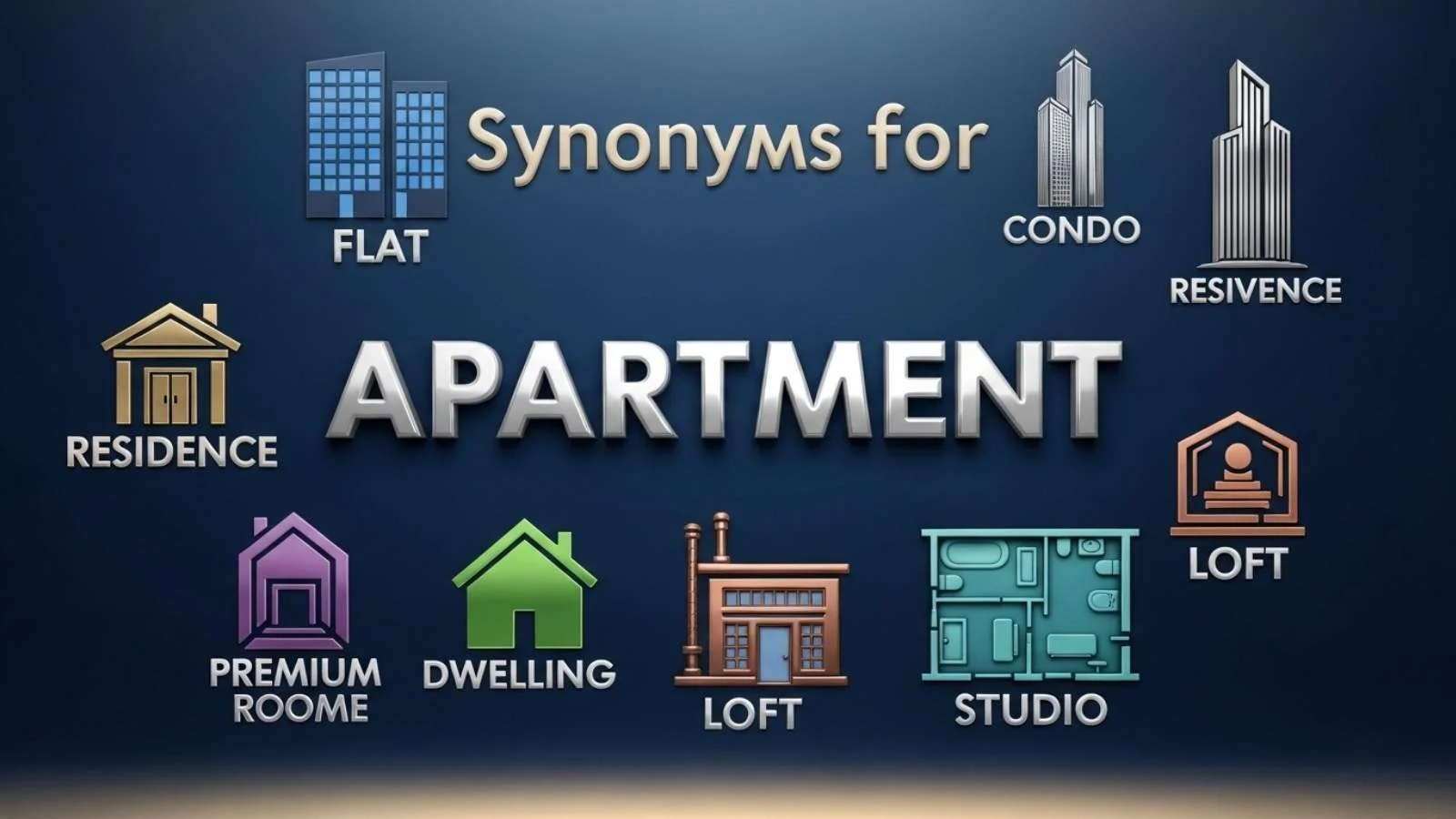 synonyms for apartment