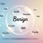 synonyms for benign