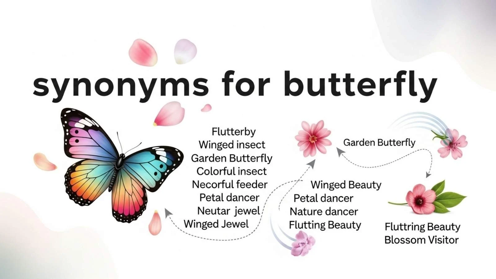 synonyms for butterfly