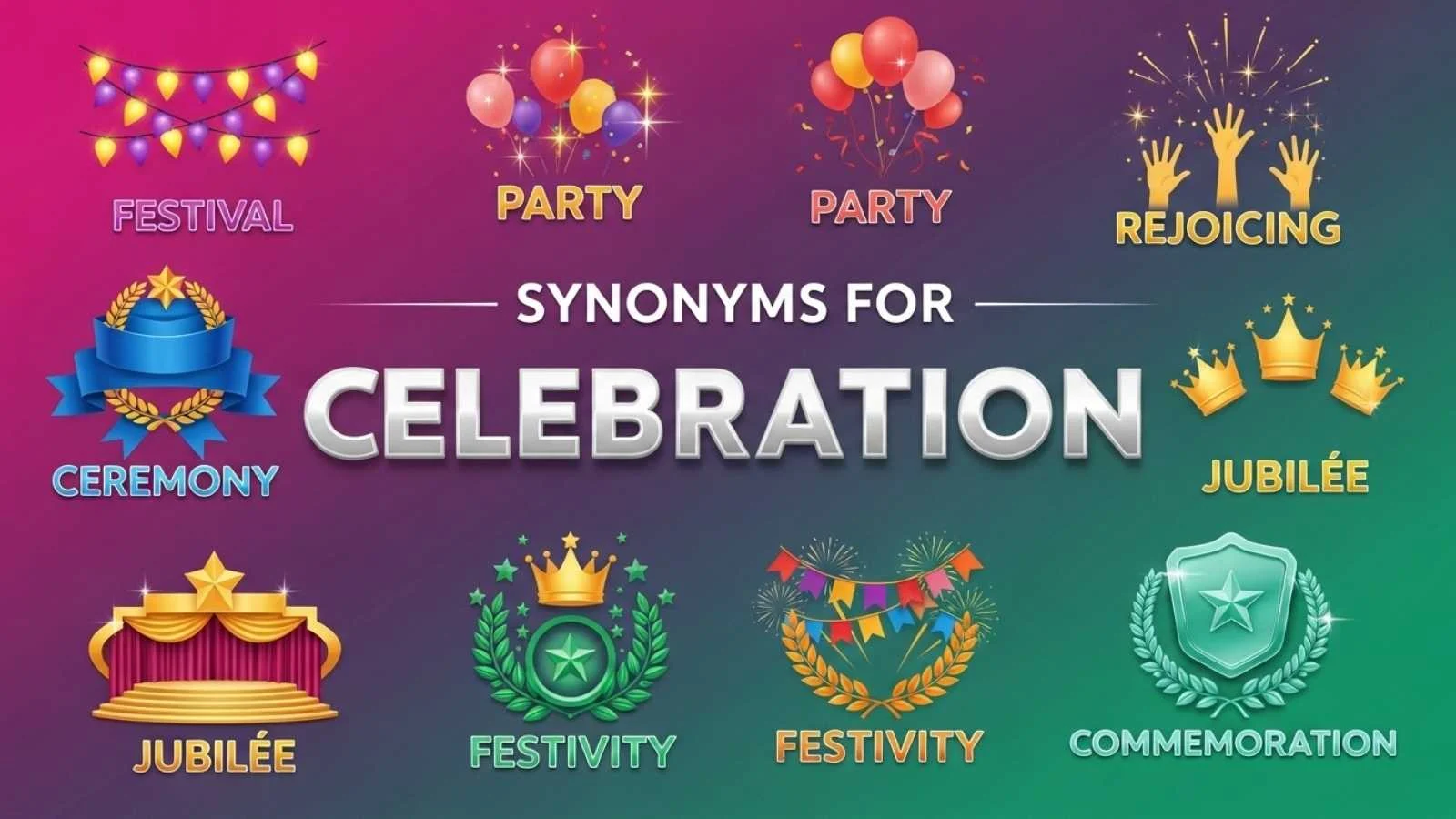 synonyms for celebration