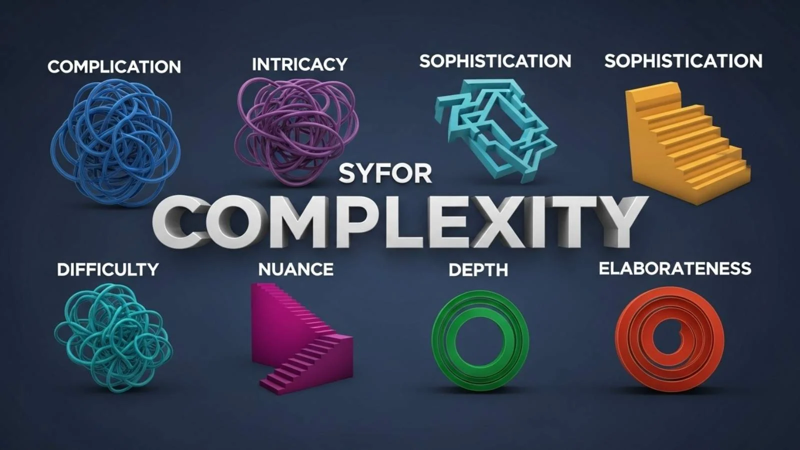 synonyms for complexity