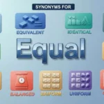 synonyms for equal