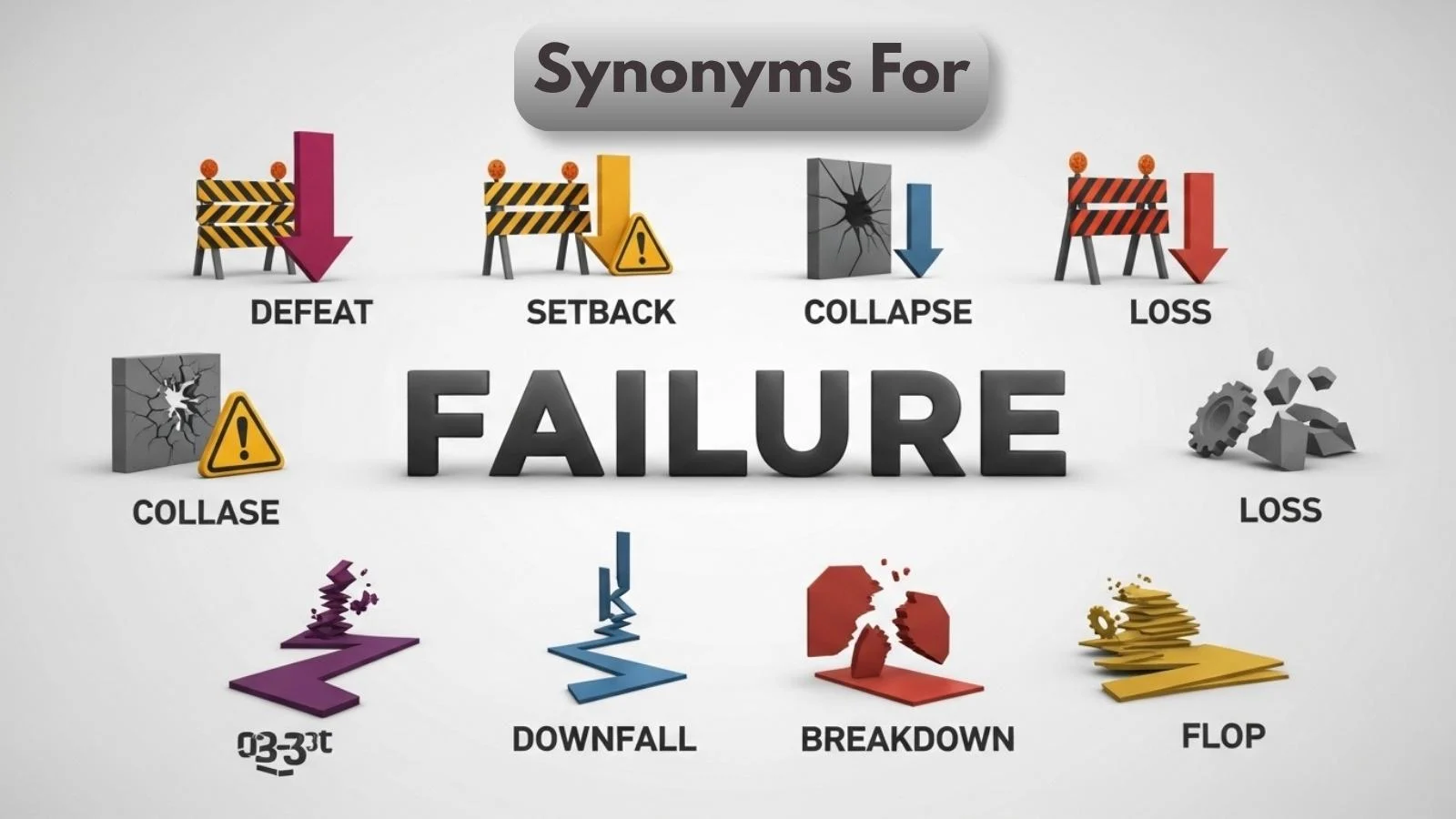 synonyms for failure