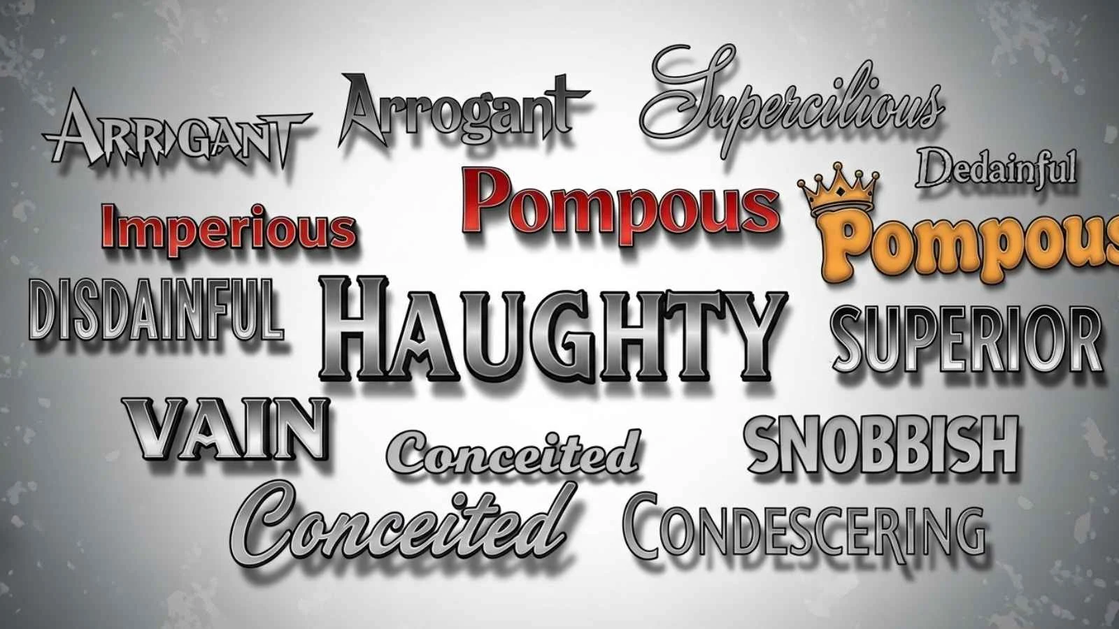 synonyms for haughty