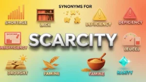 synonyms for scarcity