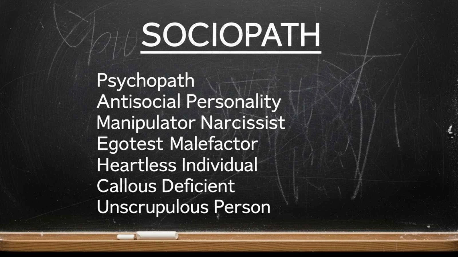 synonyms for sociopath