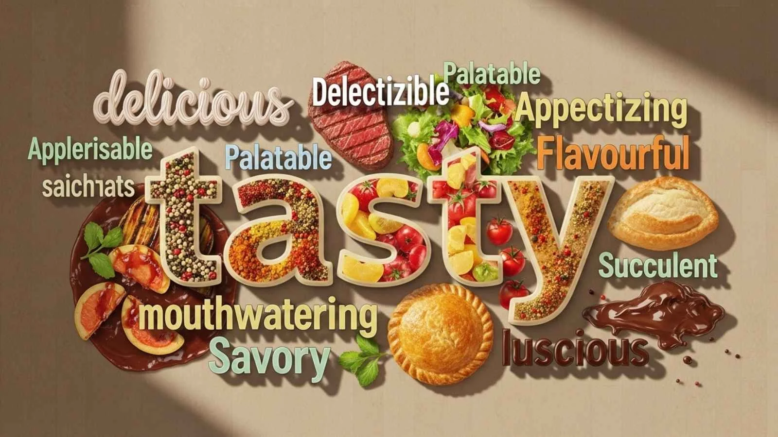 synonyms for tasty