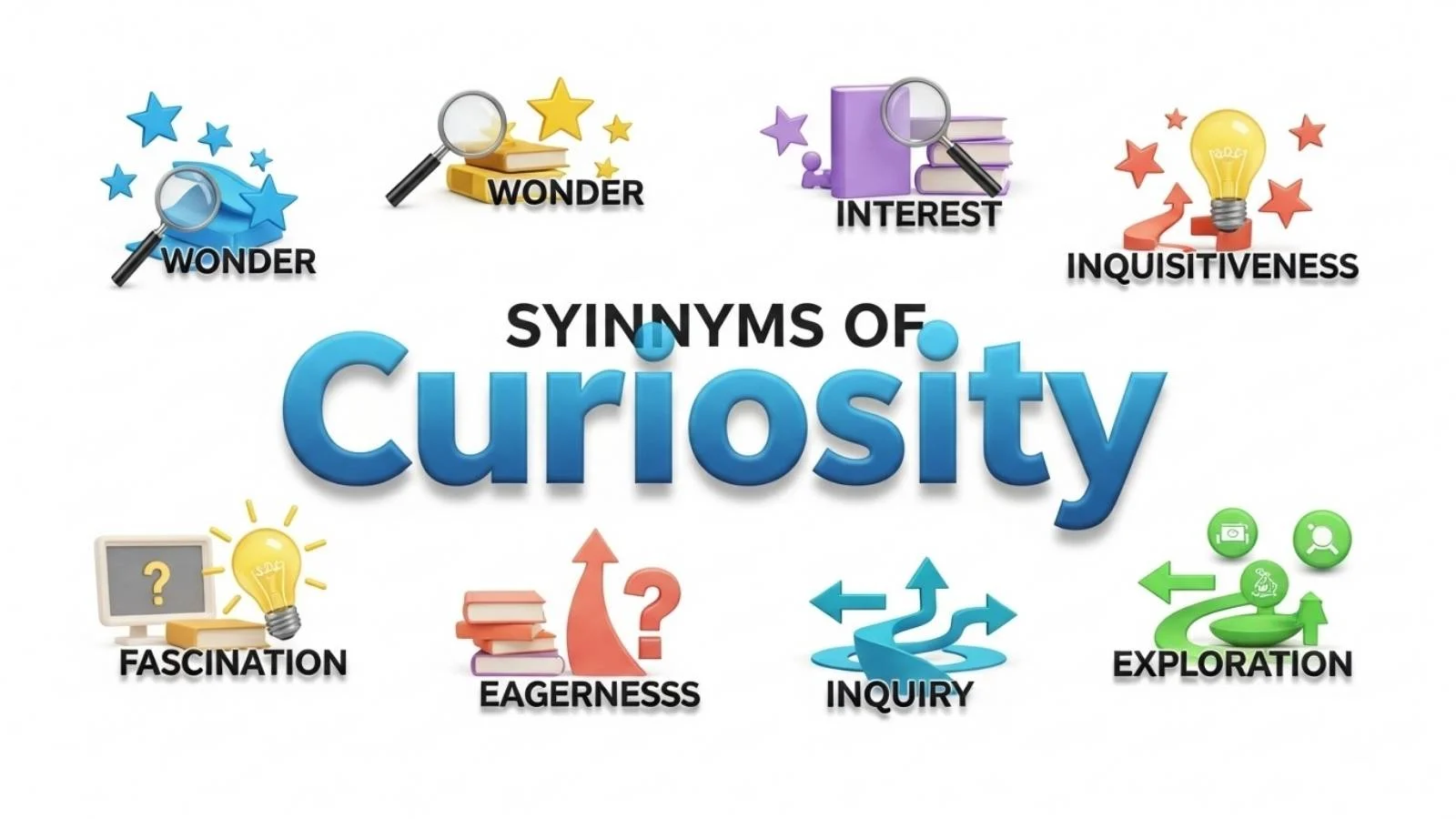 synonyms of curiosity