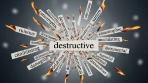 synonyms of destructive