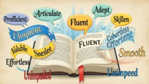 synonyms of fluent