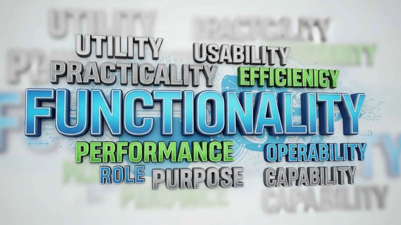 synonyms of functionality