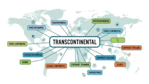 synonyms of transcontinental