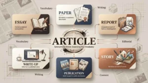 synonyms for article