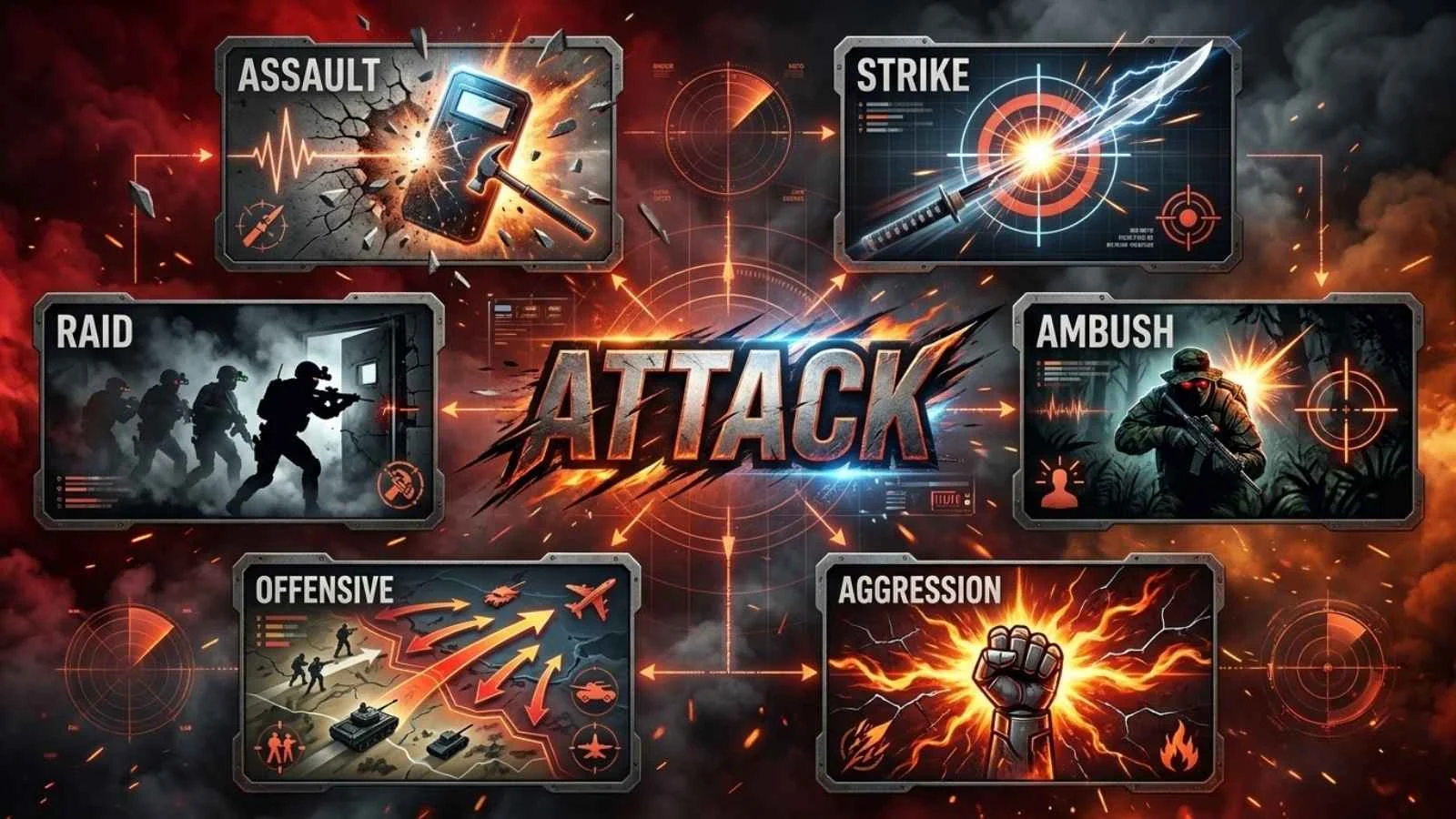 synonyms for attack