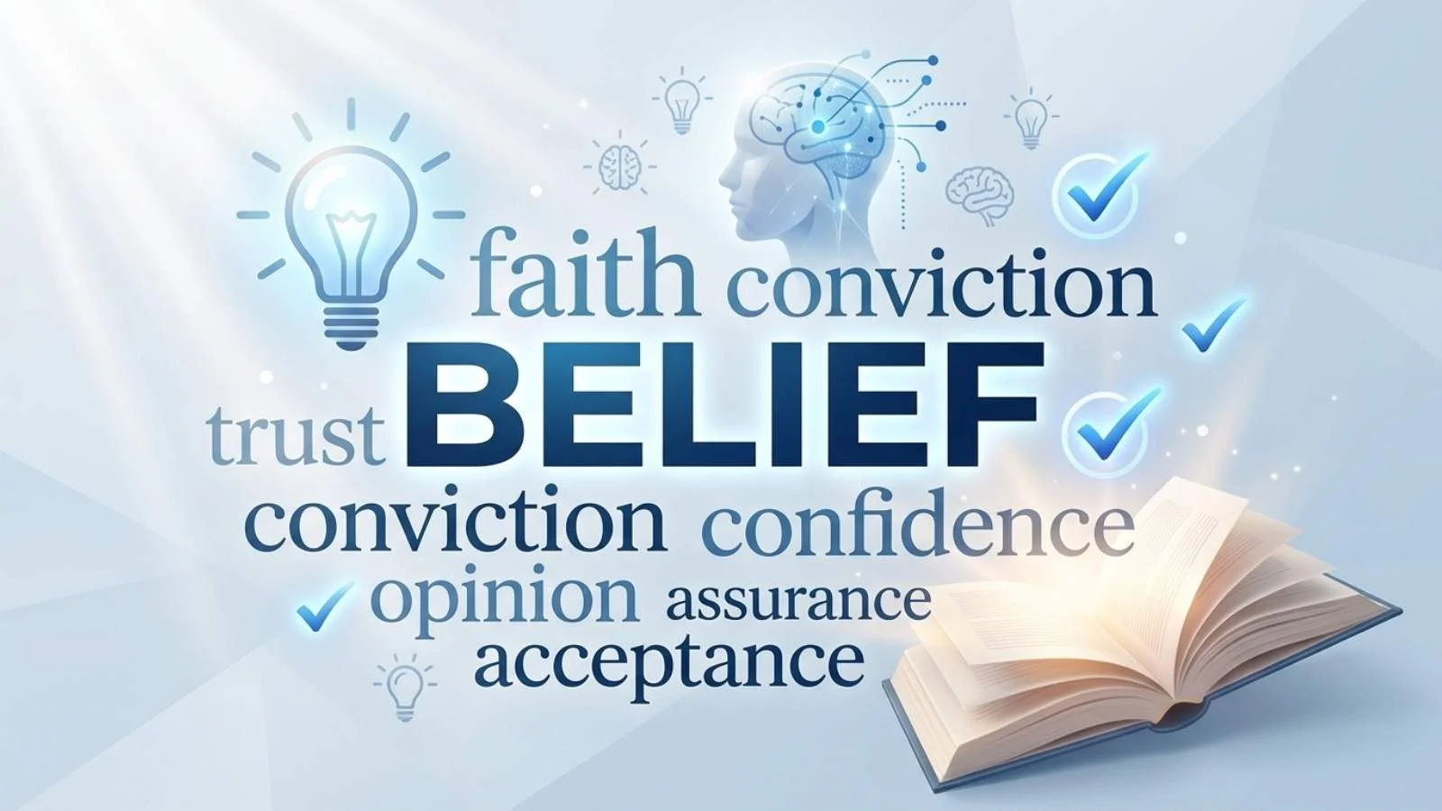 synonyms for belief