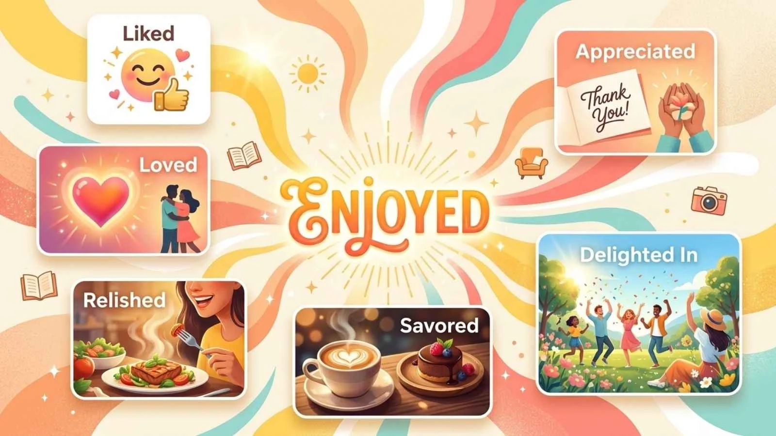 synonyms for enjoyed