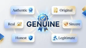synonyms for genuine