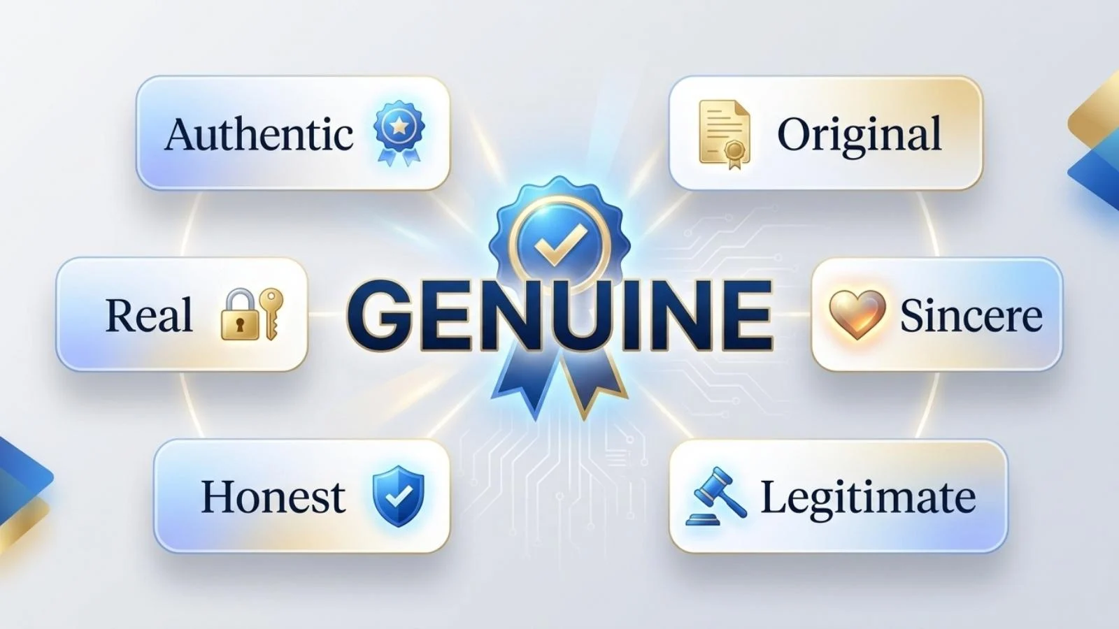 synonyms for genuine