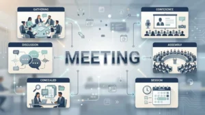 synonyms for meeting