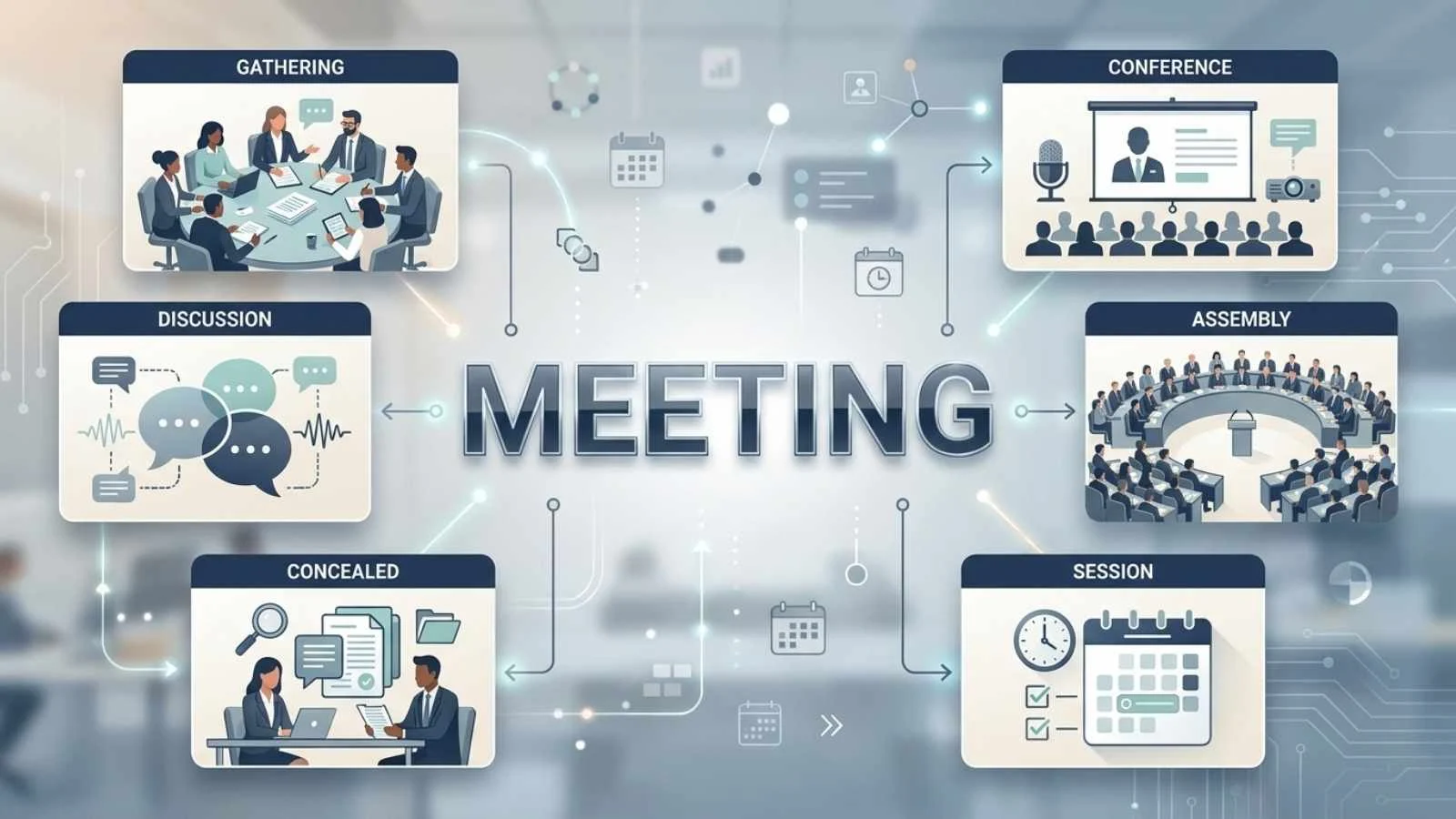synonyms for meeting