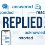 synonyms for replied