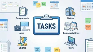 synonyms for tasks