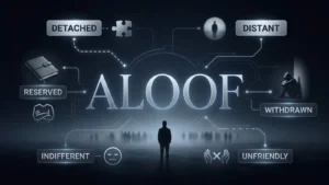 synonyms of aloof
