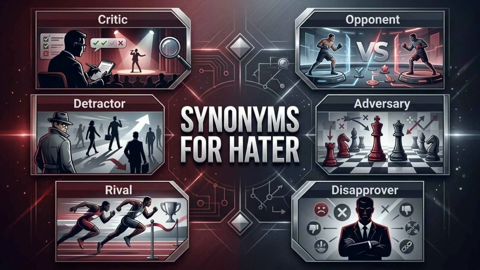synonyms for hater