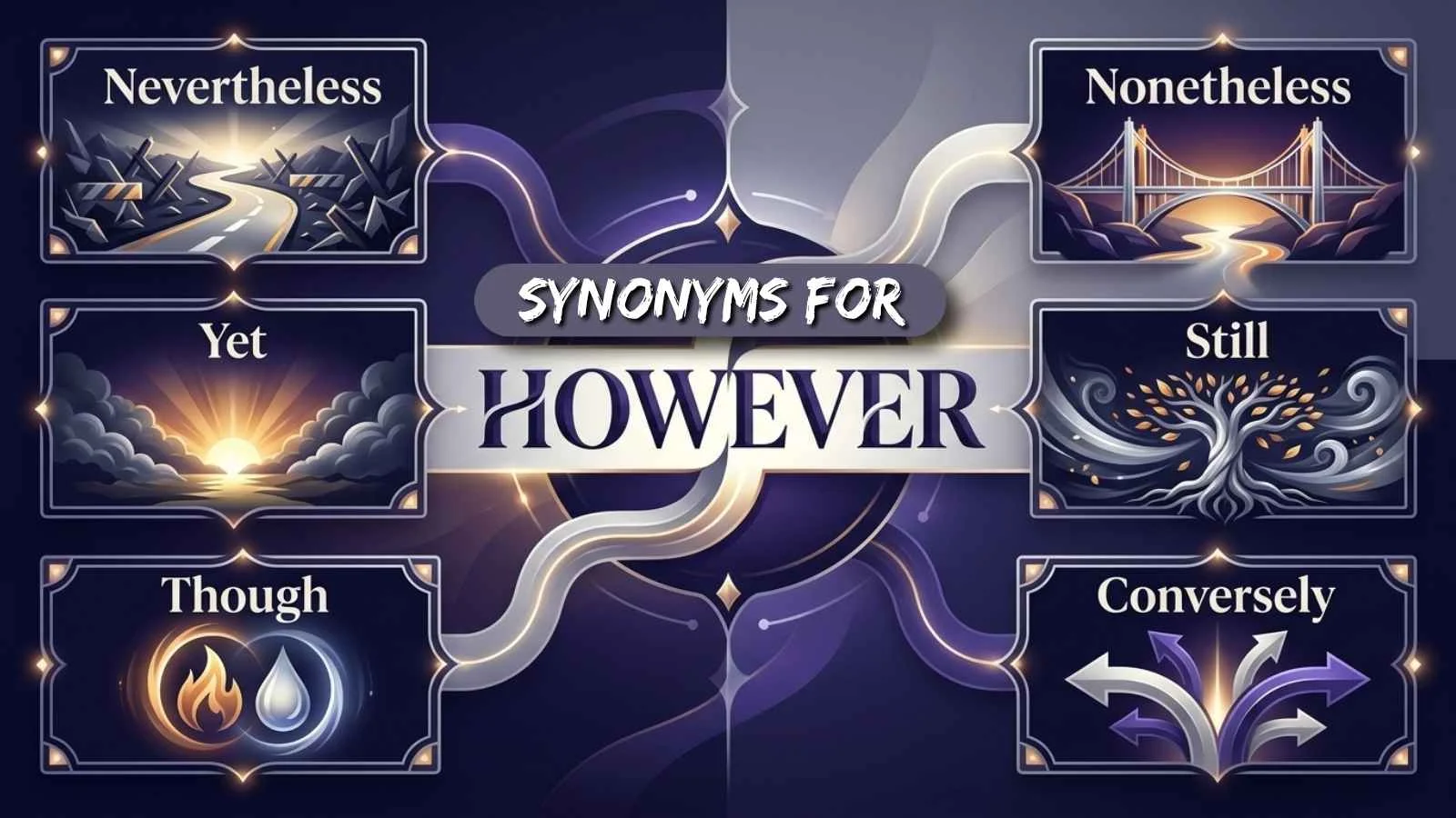 synonyms for however