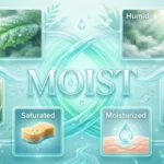 synonyms for moist