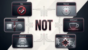 synonyms for not