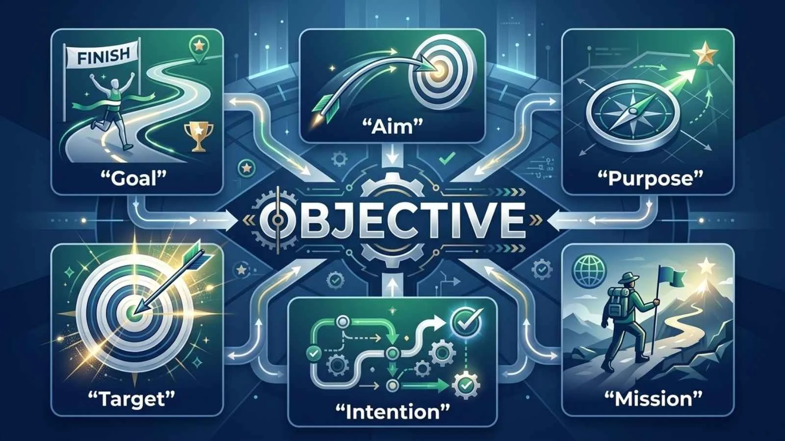 synonyms for objective