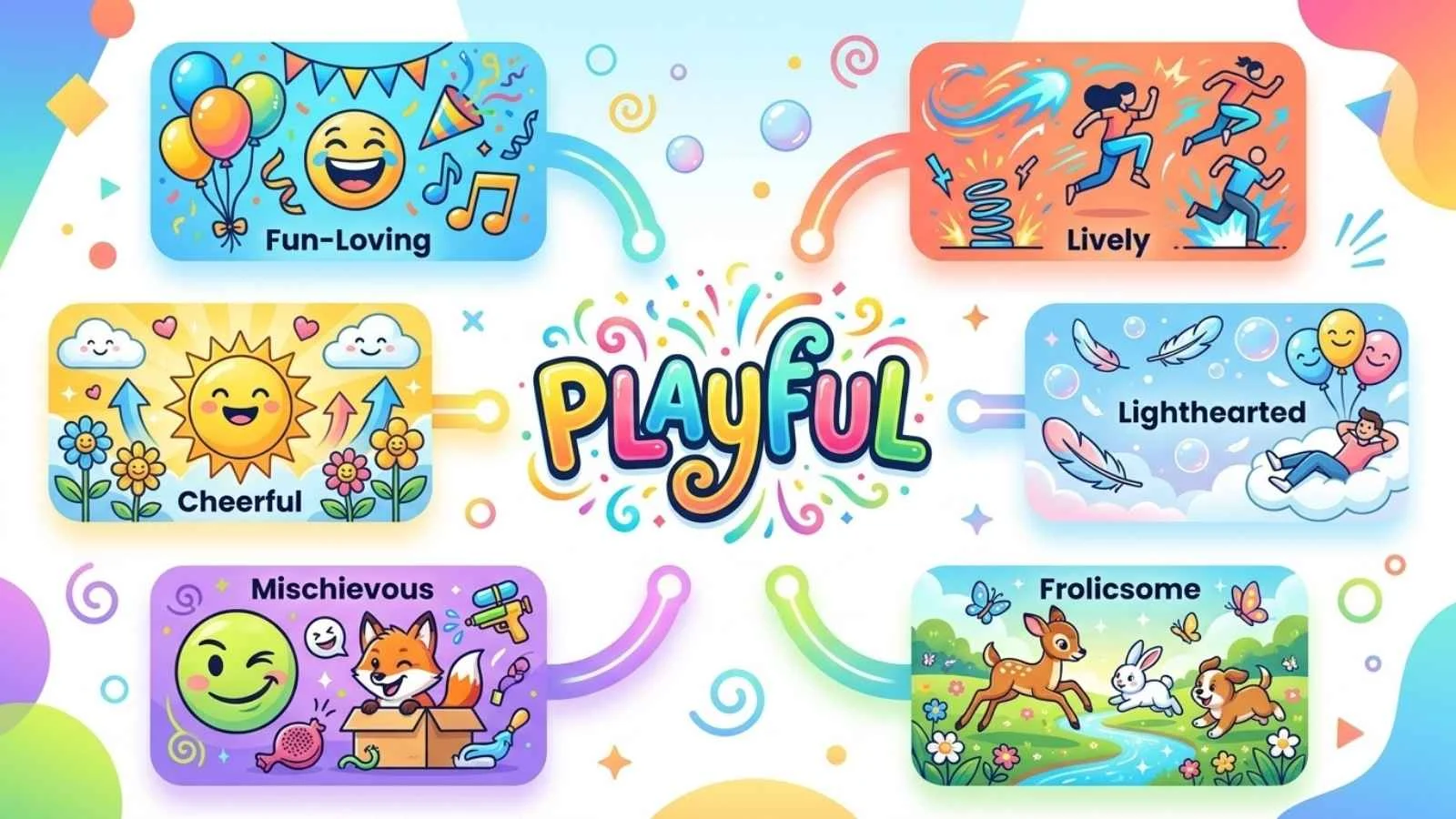 synonyms for playful