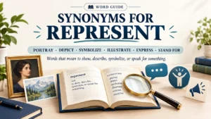 Synonyms for Represent
