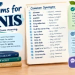 Synonyms for Penis