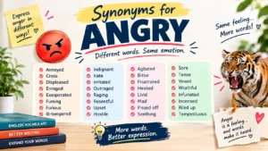 Synonyms for Anger