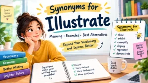 Synonyms for Illustrate