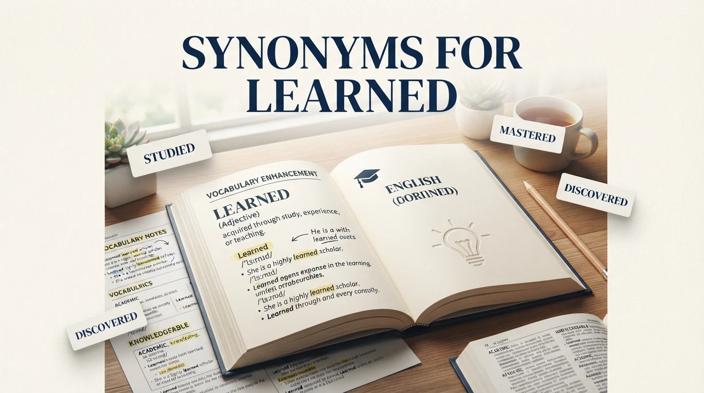 Synonyms for Learned