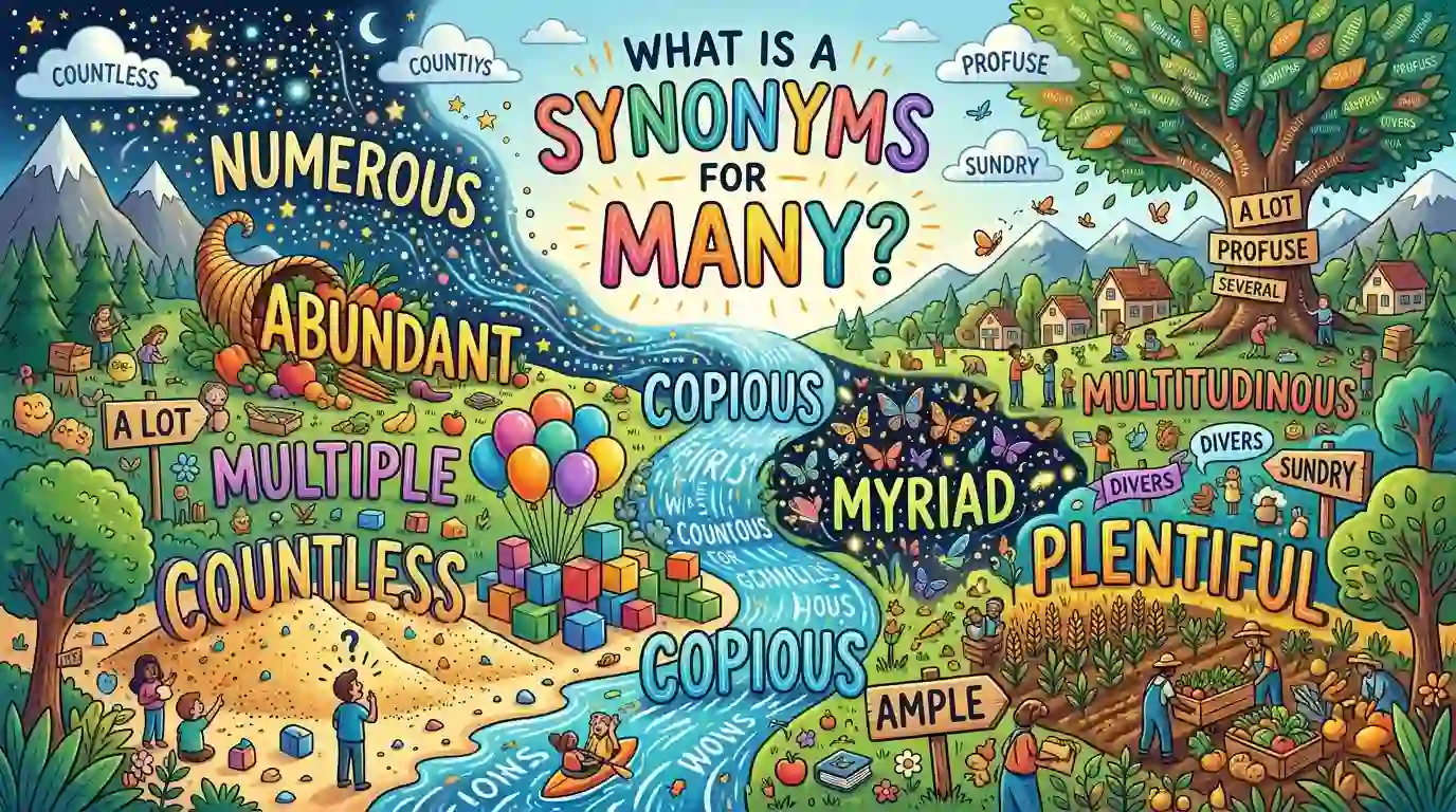 what is a synonym for many
